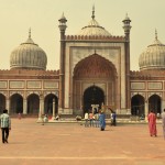 la grande mosquée de Delhi